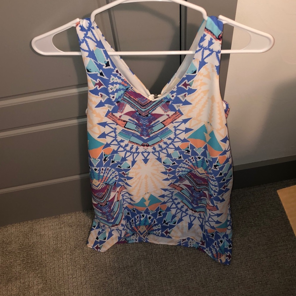 Aztec print dress
